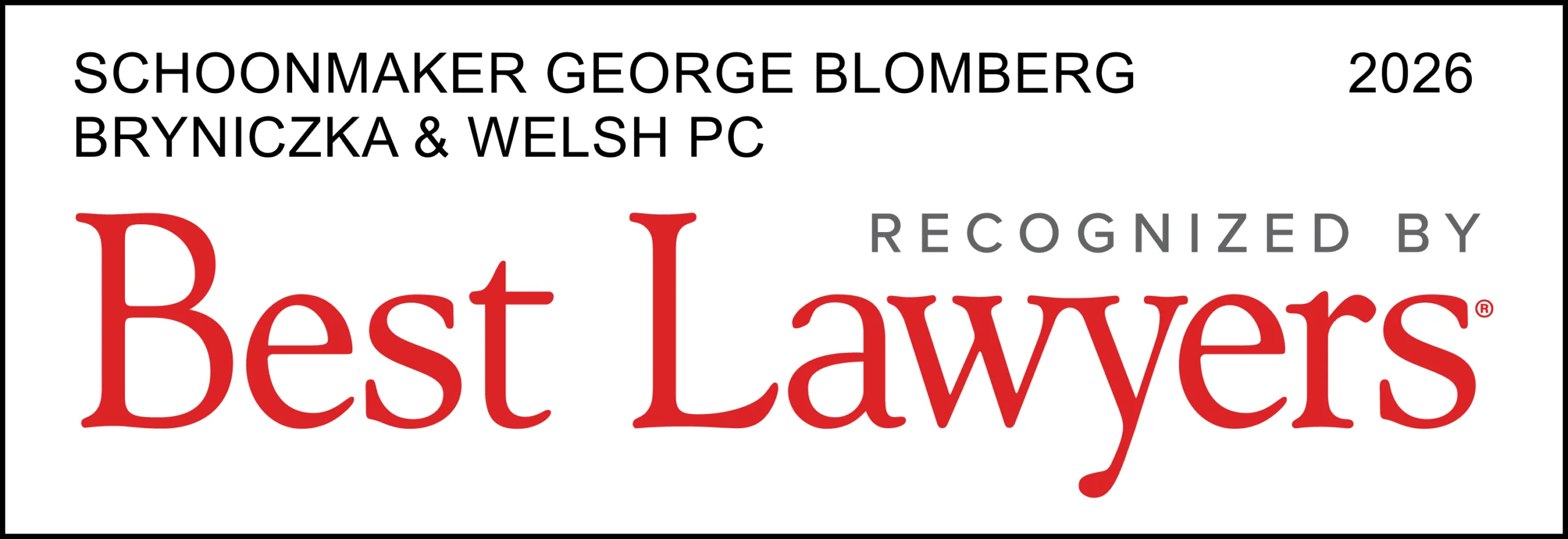 Best Lawyers badge recognizing SG Family Law attorneys.